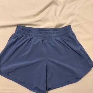 lululemon Track That Shorts in Periwinkle Blue